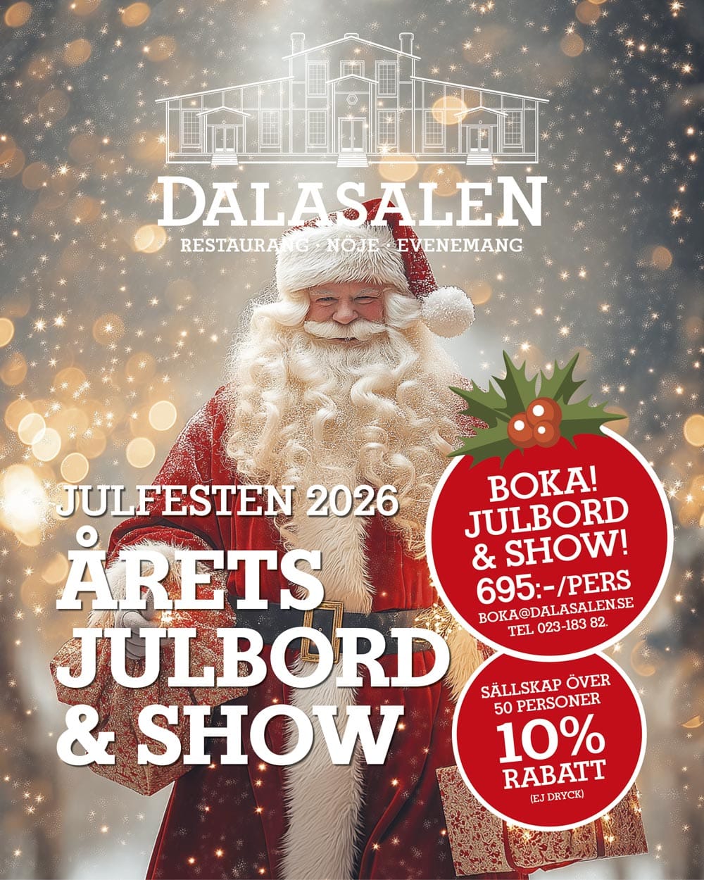 Julbord på Dalasalen 2026